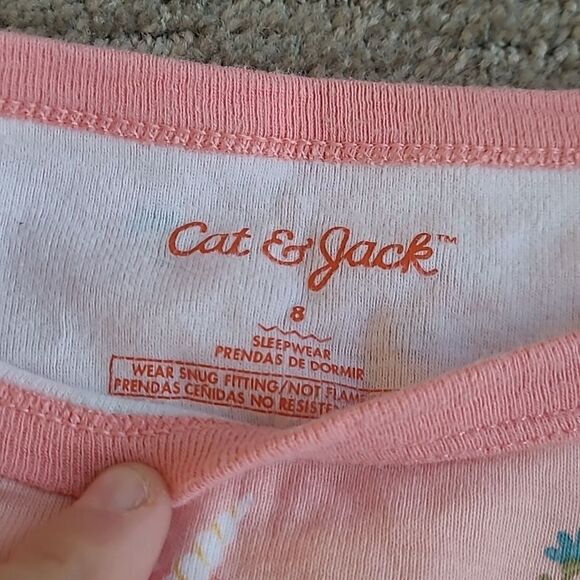 🤸♀️3 for 12🤸♂️ Cat & Jack Unicorn Pajama Set Bottoms & Top 8 - Picture 6 of 6
